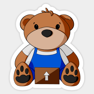 Mover Teddy Bear Sticker